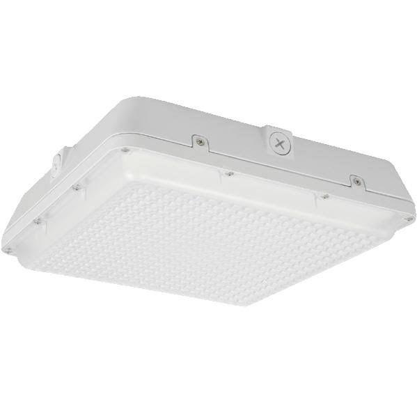 12x22 Square LED Canopy 65W 5000K Bronze X3661