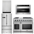 48 in. Propane Gas Range, Dishwasher, Refrigerator, Microwave Drawer I53915