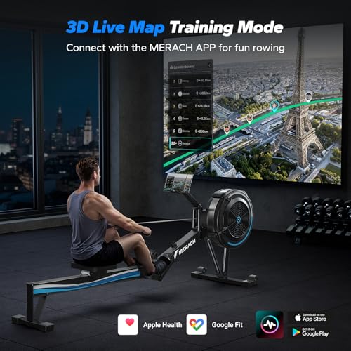 Adjustable Air Resistance Indoor Rowing Machine S4832