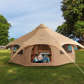 Canvas 4 Seasons Bell Tent with Stove Jack R690