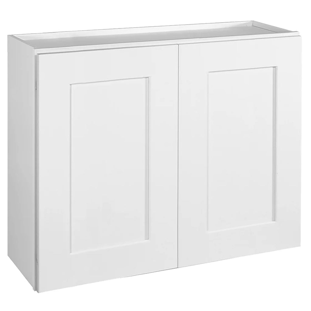 White Shaker Tall Wall Kitchen Cabinet 30x24x12 F957