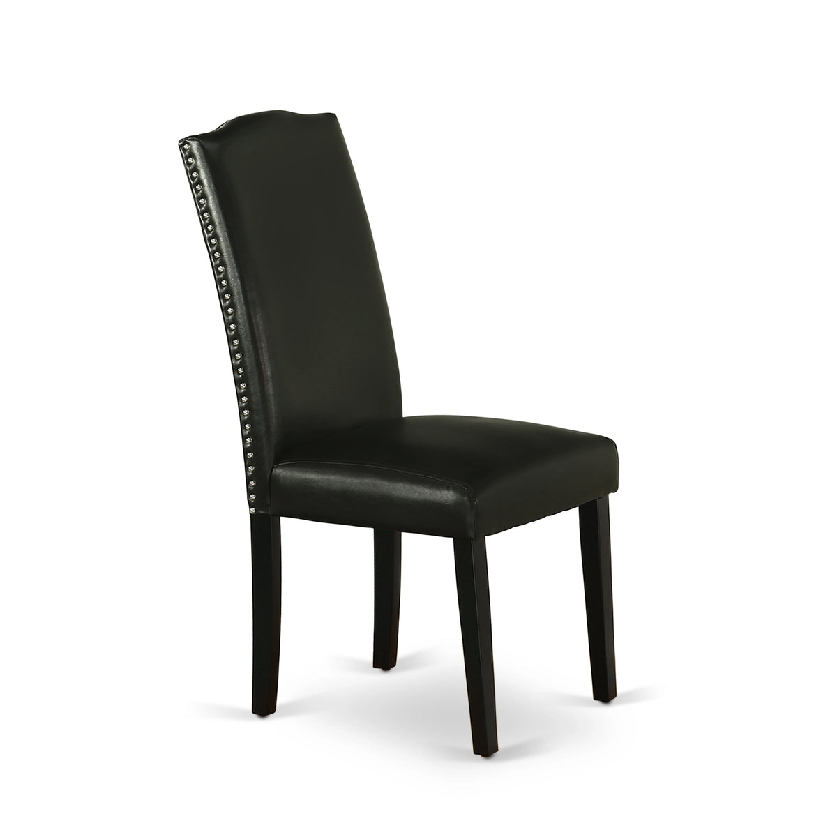 5 Piece Wood Dining Set with Leather Seat T258