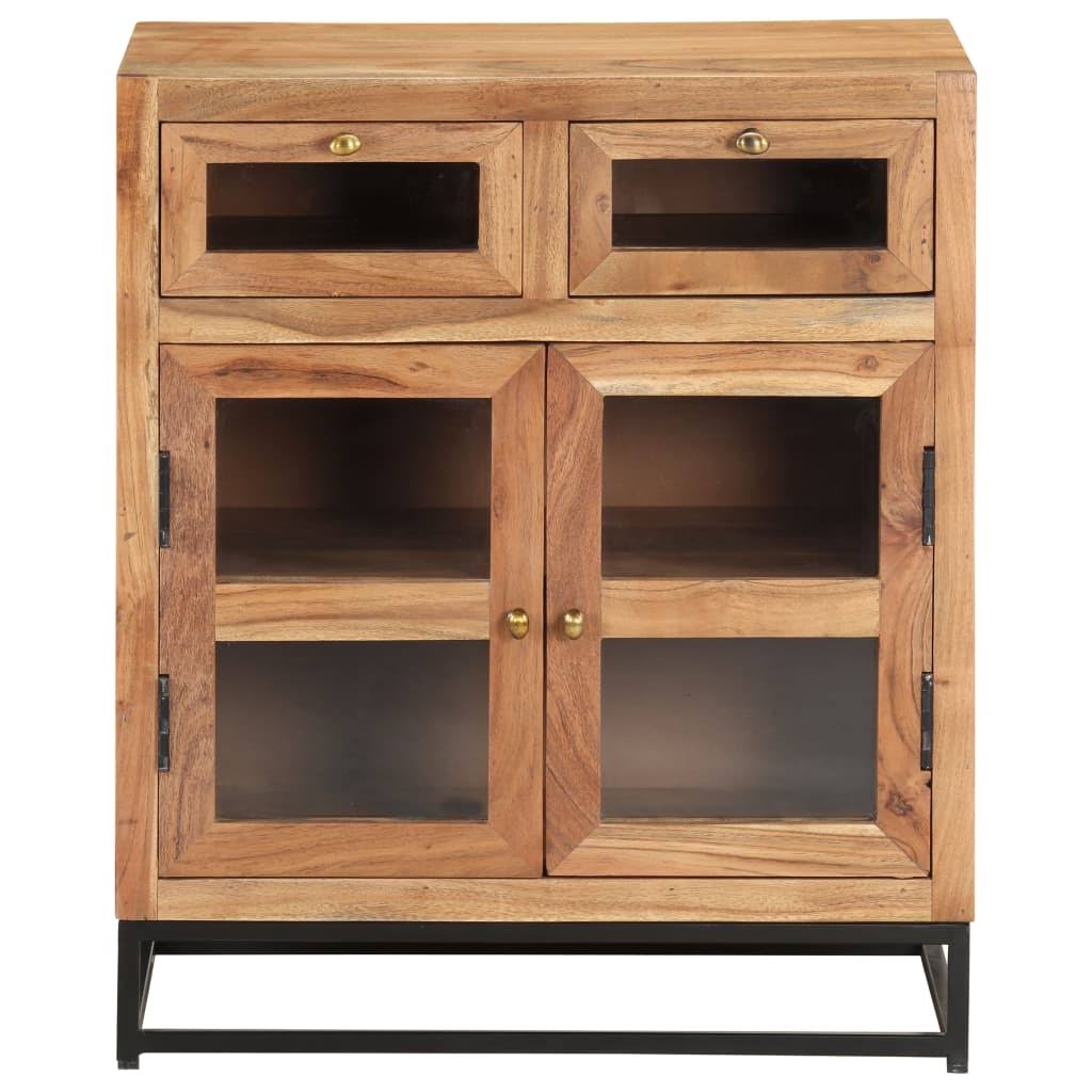 Solid Acacia Wood Sideboard J932178