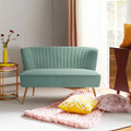Velvet Sofa Loveseat Upholstered Tufted Back N7410