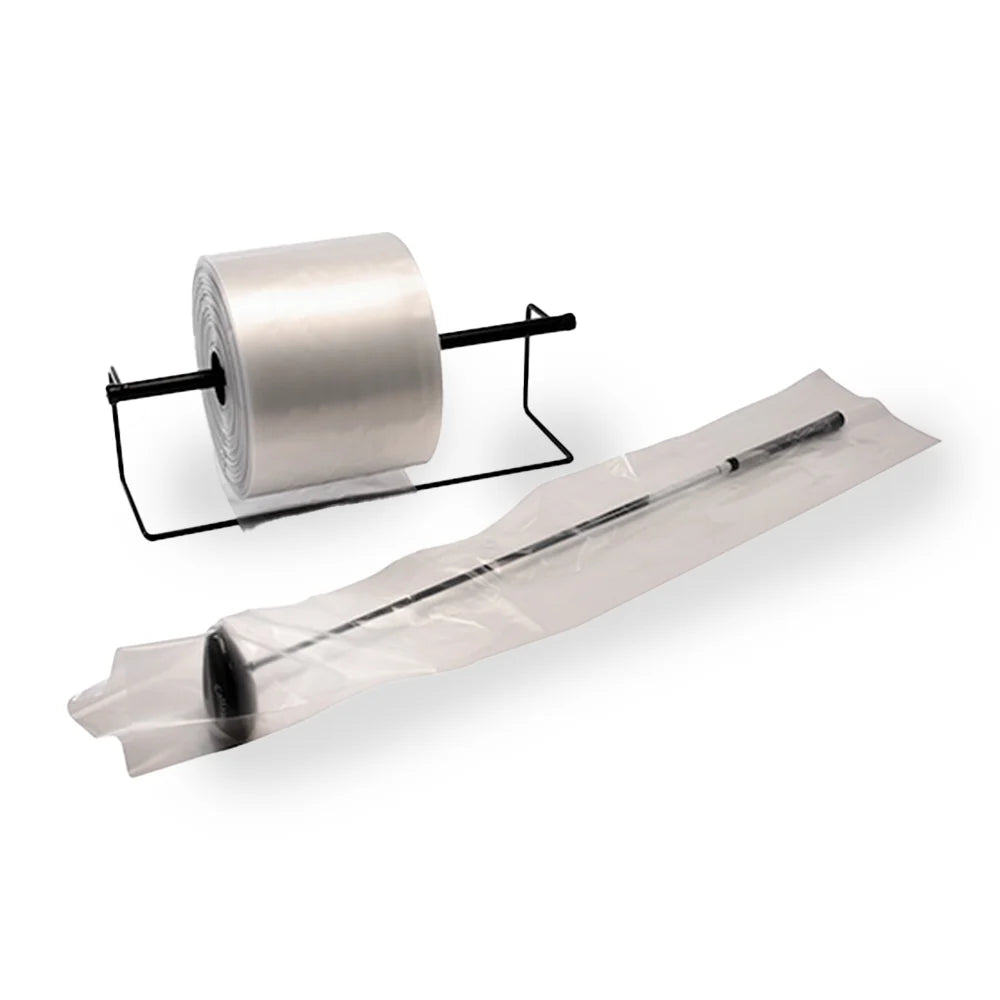Clear Lay Flat Poly Tubing 8 Inch x 2000 Feet, 3 Mil - 1 Roll R7059