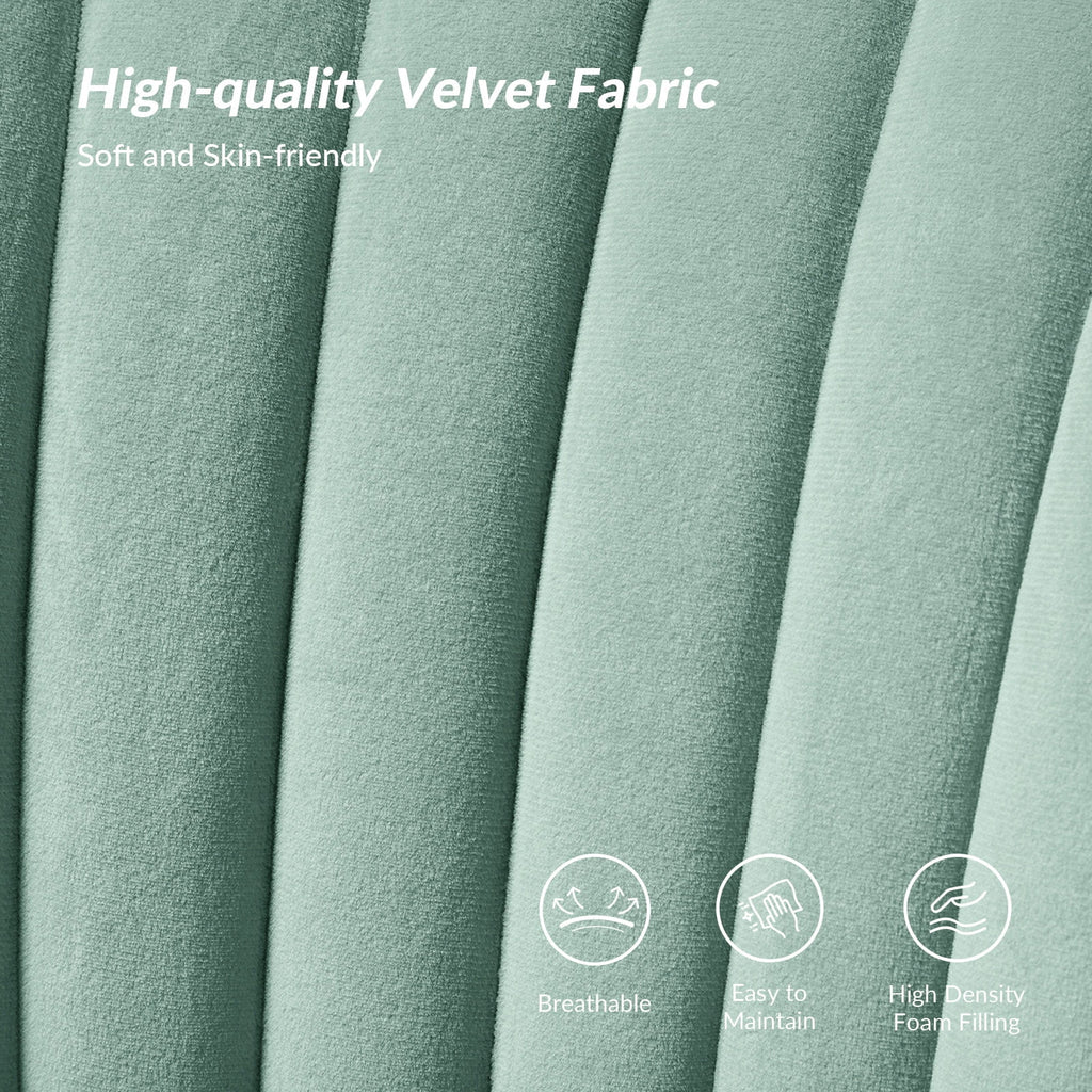 Velvet Sofa Loveseat Upholstered Tufted Back N7410