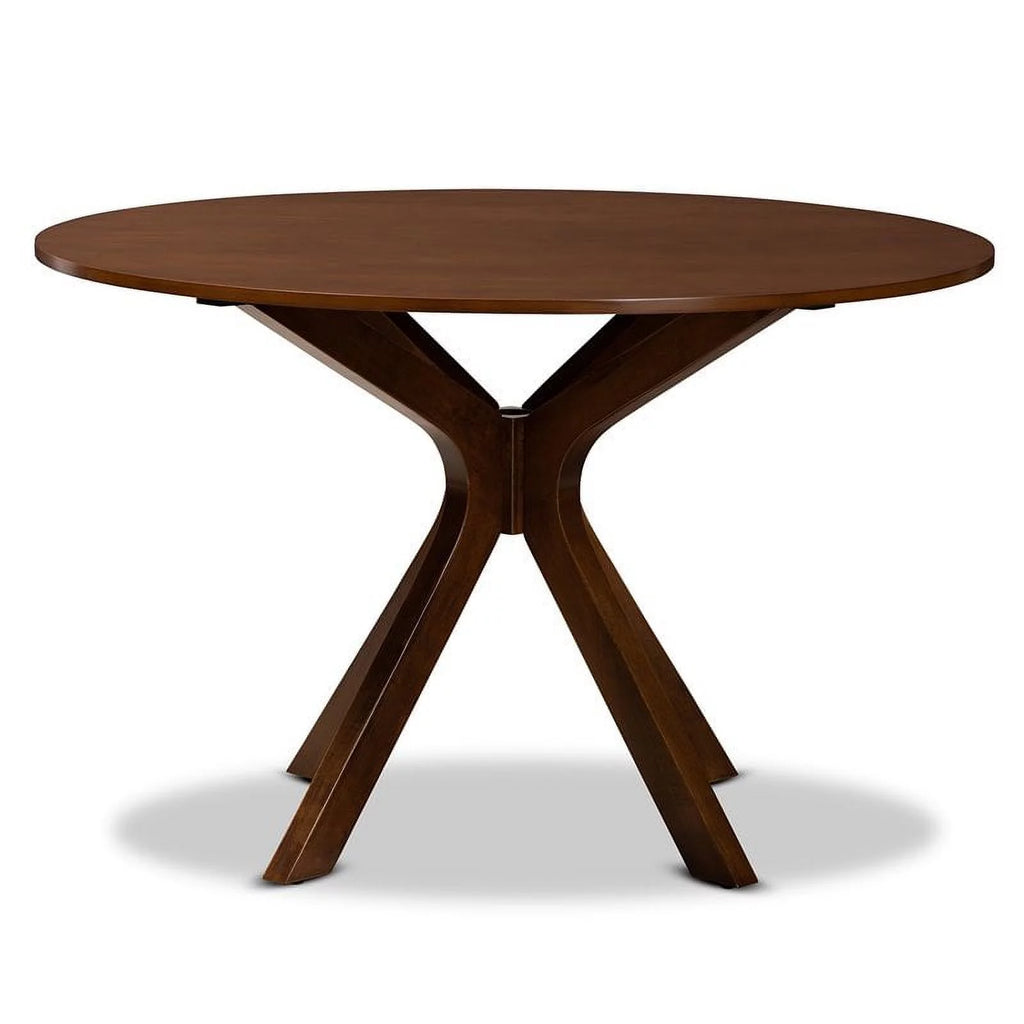 Walnut Round Wood Dining Table N886559