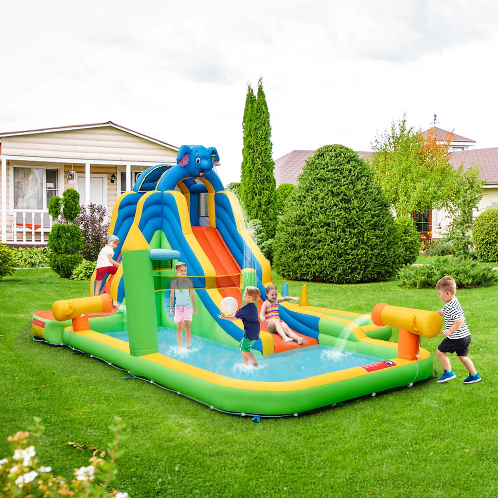Inflatable Water Slide with 950W Blower J2635