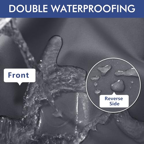 Waterproof Outdoor Chair Cushions 19 x 19 Inch Set of 2 C26749