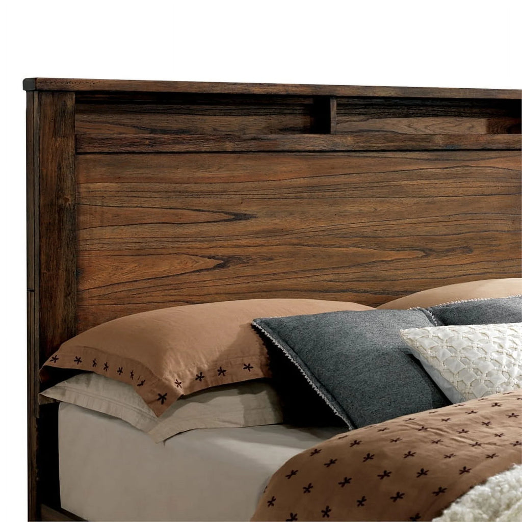 Antique Oak Solid Wood Bedroom Set Cal King Z778