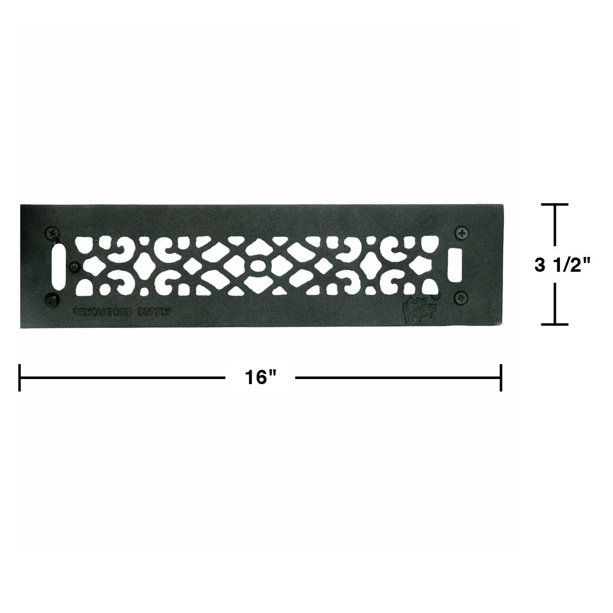 Cast Floor Heat Register Vent Duct P615