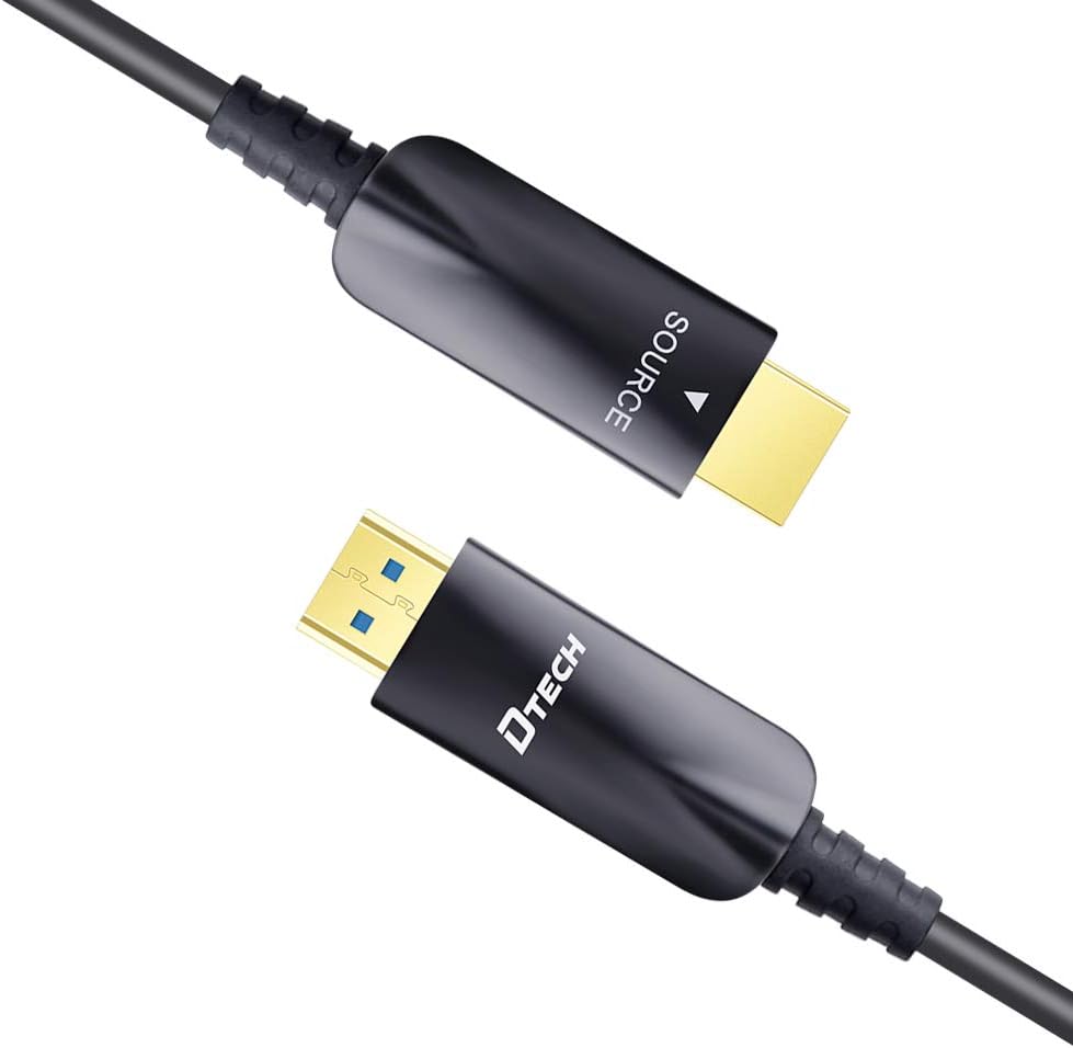 10m Fiber Optic HDMI Cable 4K 30Hz 1080p 60hz Black O8481