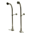 Brushed Nickel Rigid FreeStand Supplies with Stops P9846