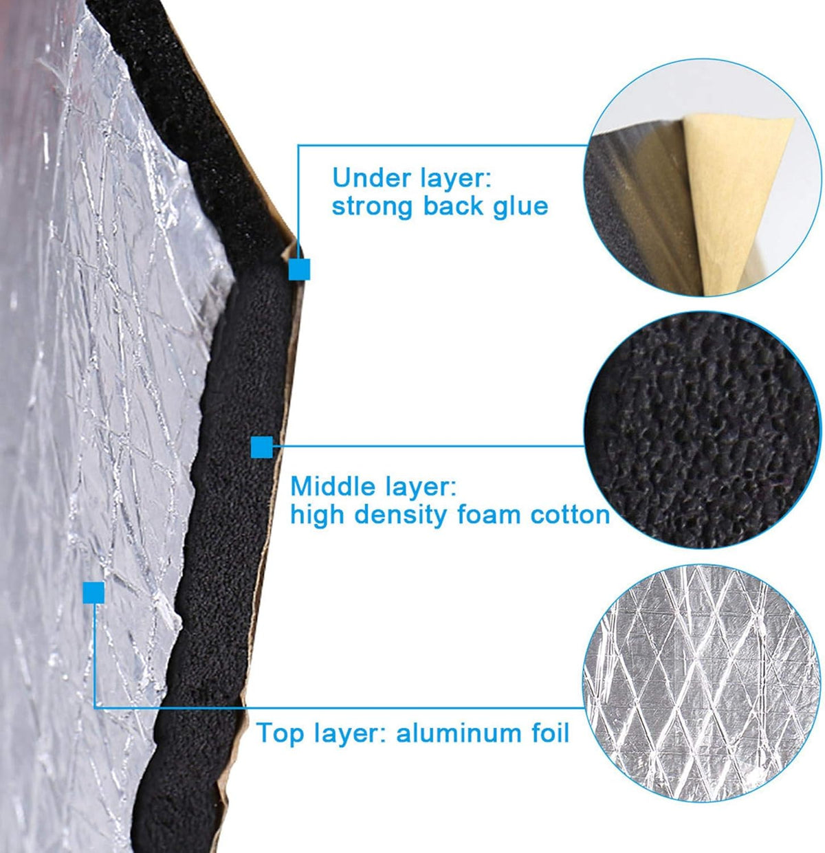 Car Heat Sound Deadener Insulation Mat N28748