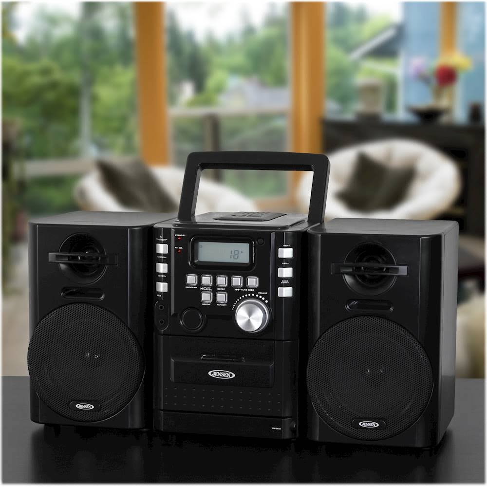 Portable CD Music System with Cassette & FM Stereo D888460