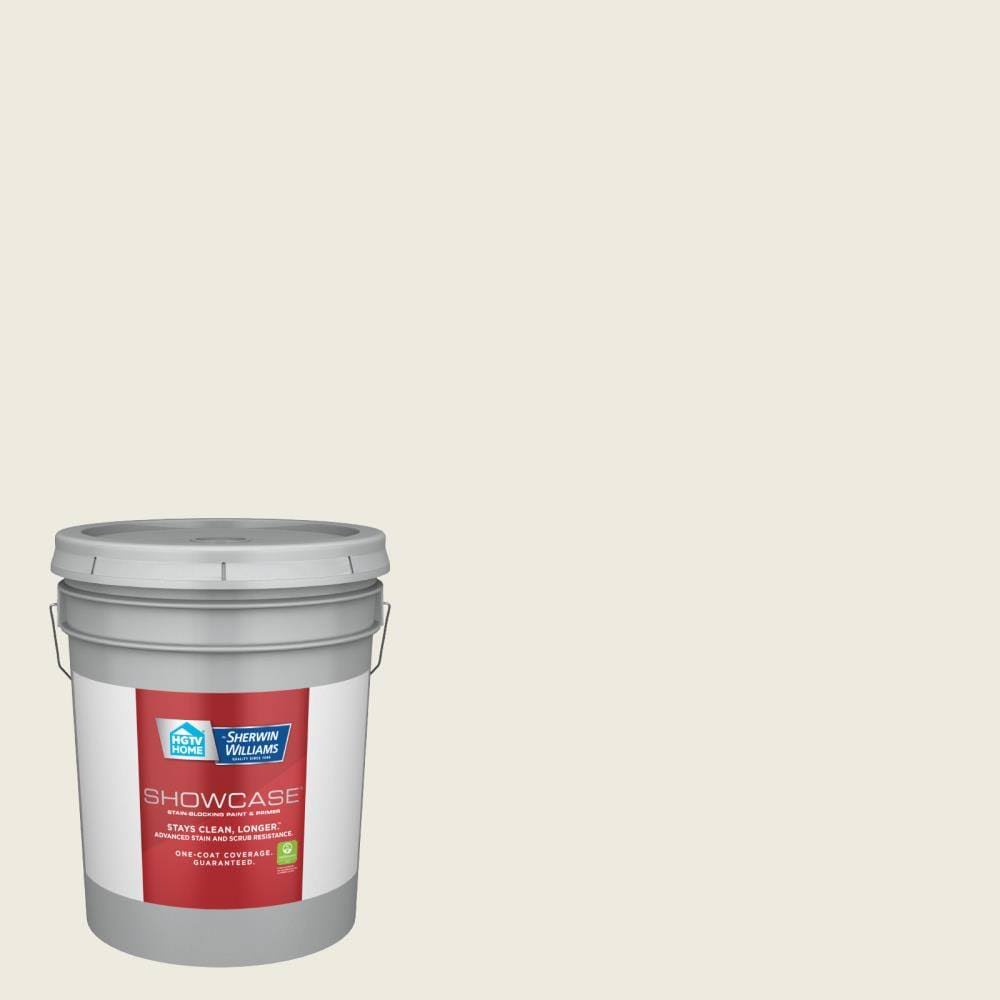 Satin Alabaster Interior Paint (5-Gallon) D9625