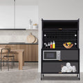 5 Tier 3 Door Metal Storage Cabinet with Wheels O486442