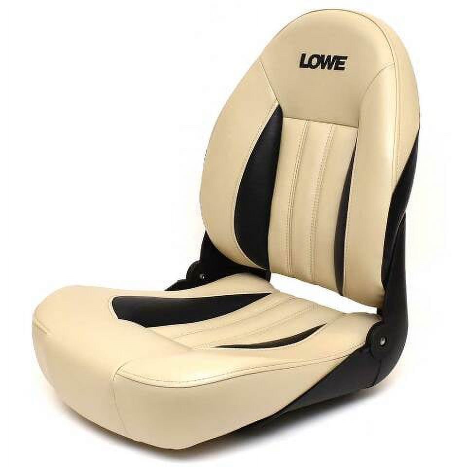 Beige Black Folding Fishing Seat 24 x 18 x 20 Inch Q482
