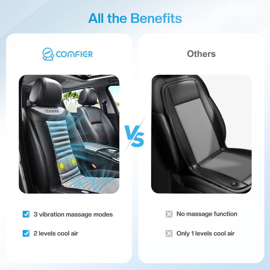Car Seat Cushion with Back Massage W652282