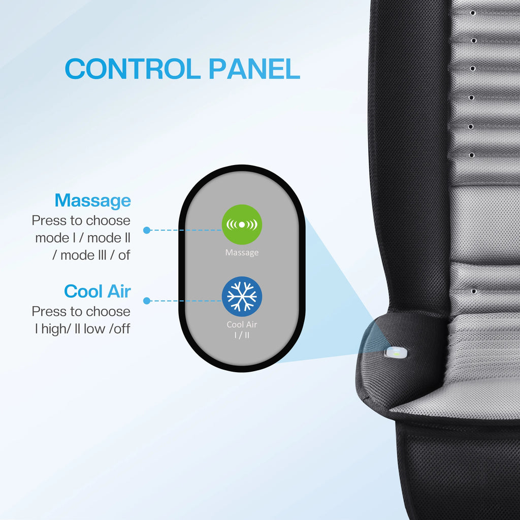 Car Seat Cushion with Back Massage W652282