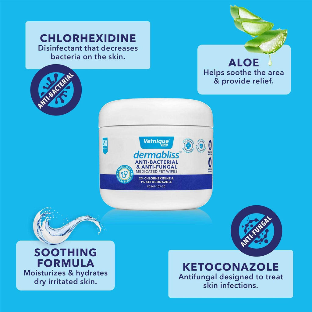 Anti-Bacterial & Anti-Fungal Wipes D2315