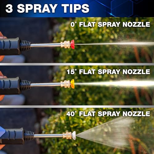 Portable Cordless Pressure Washer with 6-in-1 Nozzle L881751