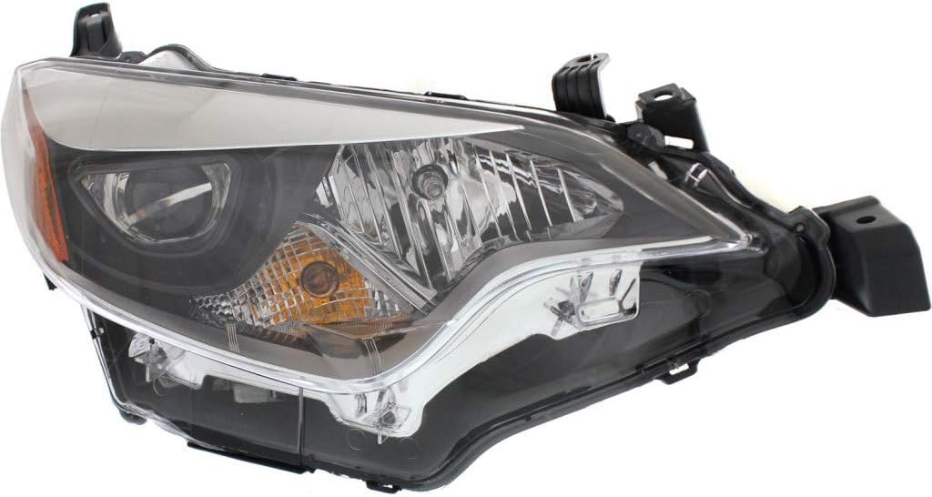 Driver Side Headlight for Toyota Corolla 2014 2015 2016 L655