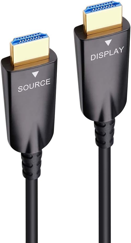 10m Fiber Optic HDMI Cable 4K 30Hz 1080p 60hz Black O8481