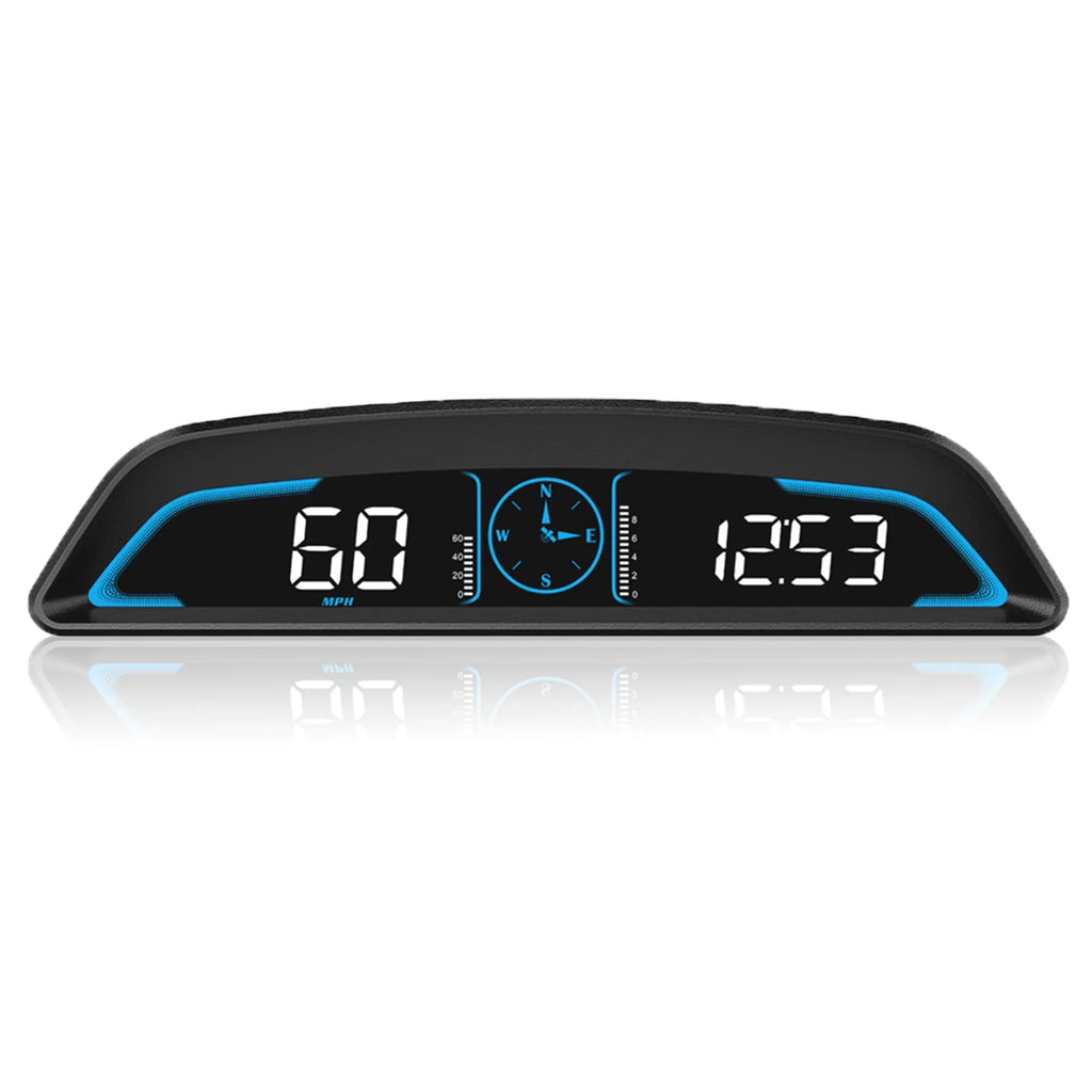 Digital GPS Speedometer Head Up Display with Compass Altitude HD LCD W8541