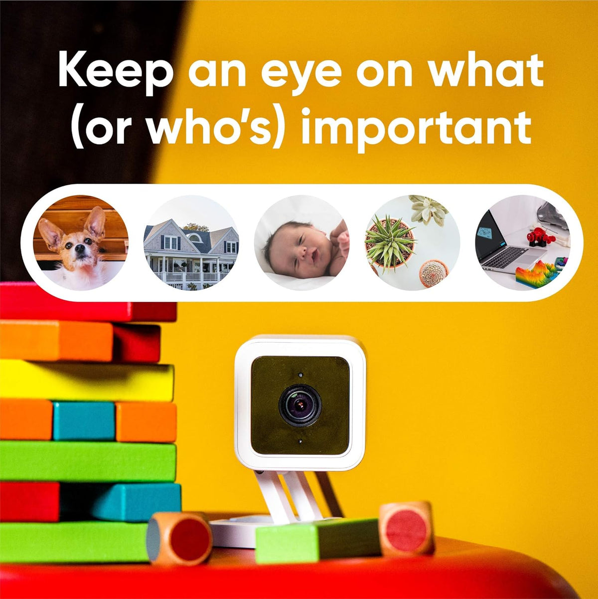 1080p HD Indoor/Outdoor Video Camera with Color Night Viewing and 2-Way Audio U27068