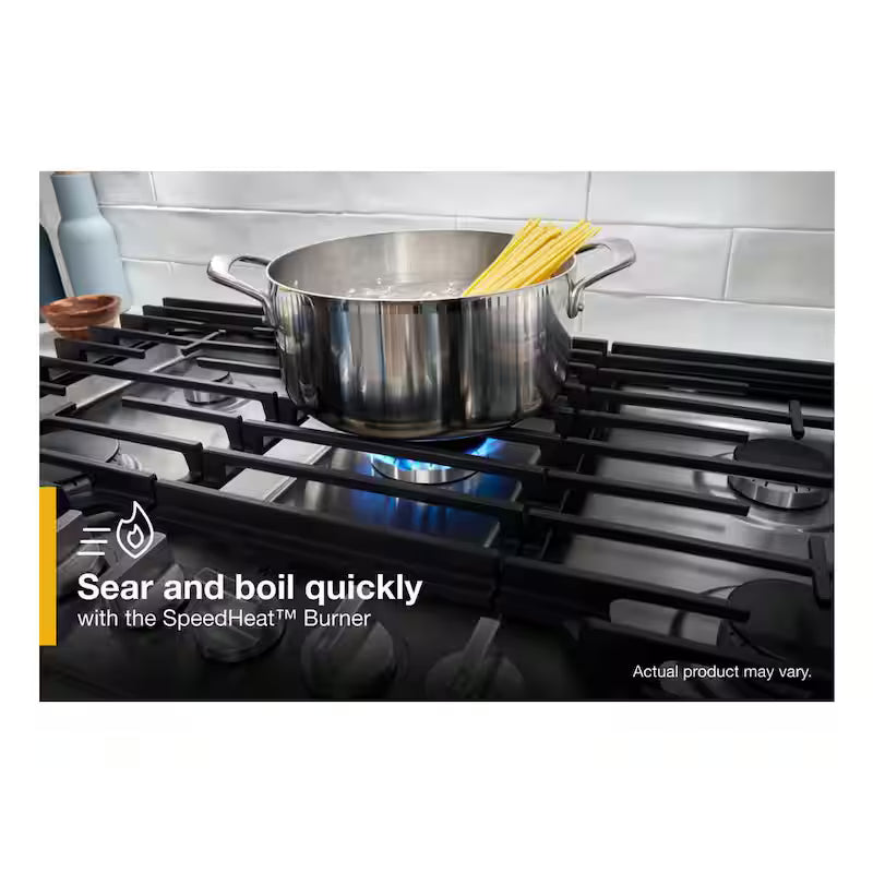 5-Burners Recessed Gas Cooktop in White M32853