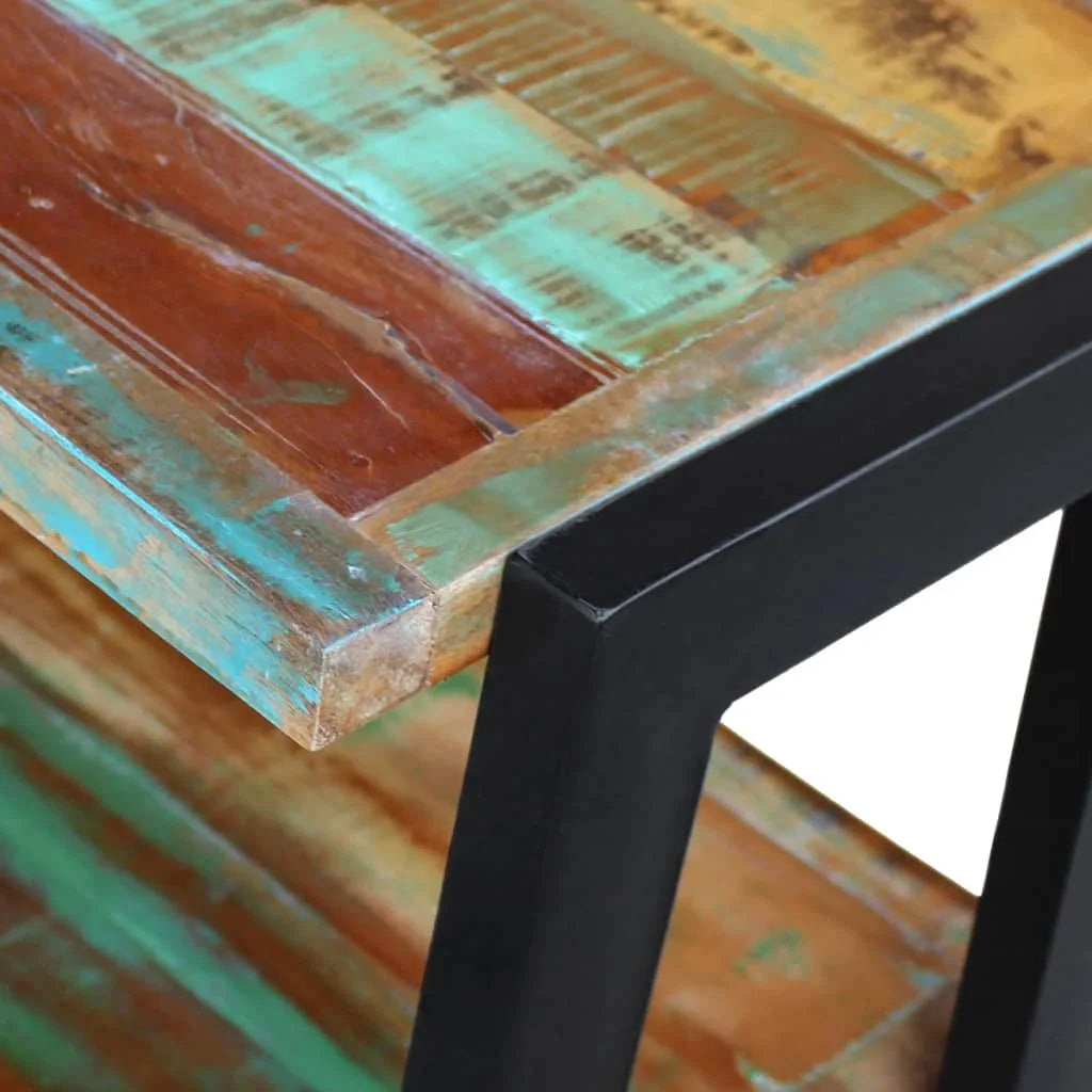 Sideboard 3 Shelves Solid Reclaimed Wood L449