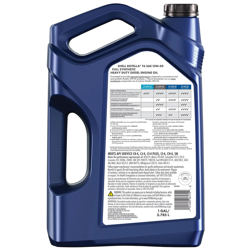 15W-40 Full Synthetic Diesel Engine Oil U18816