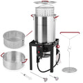 30 QT Turkey Fryer with Basket and Burner Set G490936