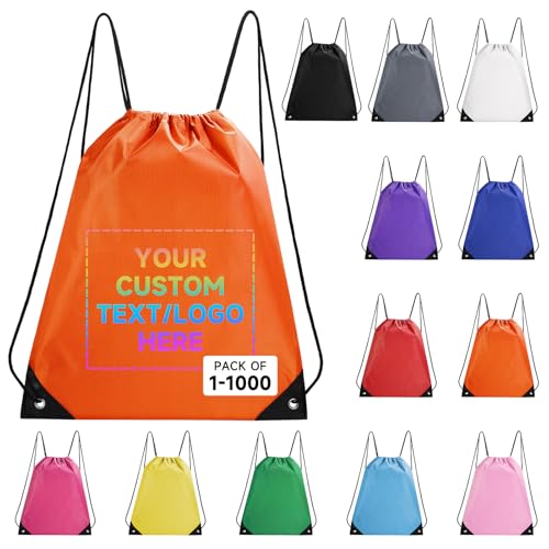 Black Drawstring Backpack 50 Pack D945