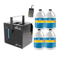 Water-Based Fog Machine with Remote and 4 Pack Fluid R245