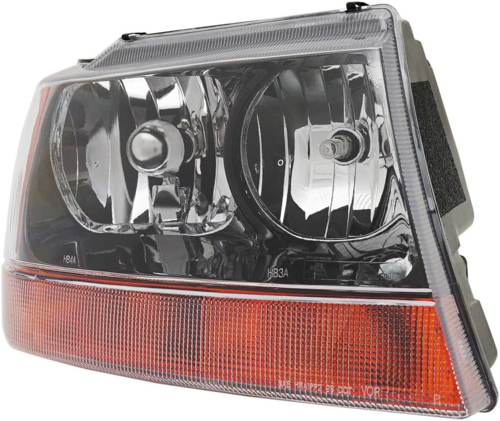 Jeep Grand Cherokee Headlight Assembly 1999-2004 Pair Driver and Passenger Side V77467