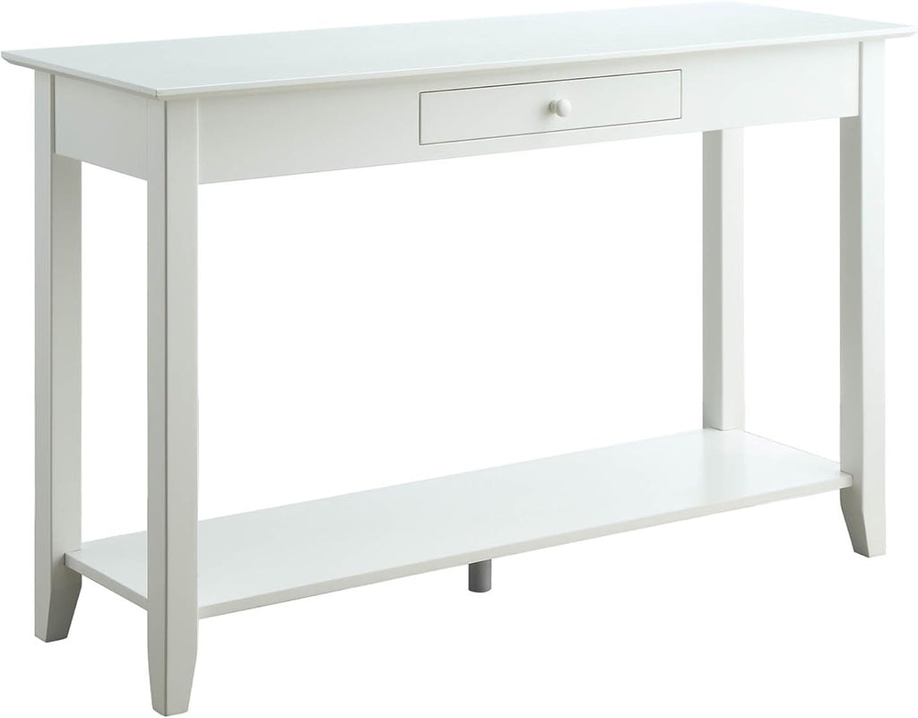 Black Console Table with Drawer N61320