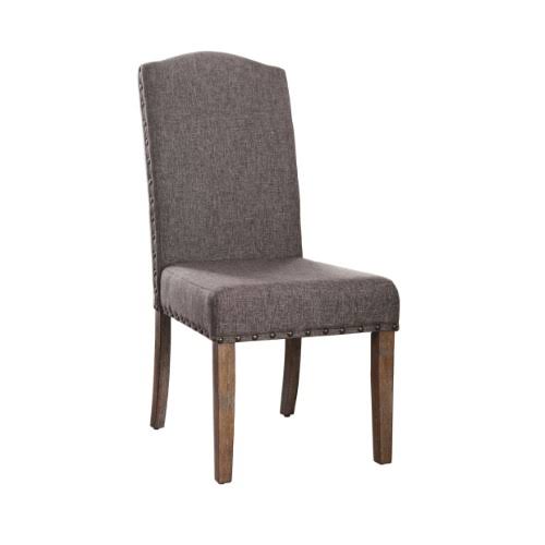 Natural Nailhead-Trimmed Dining Chair U926233