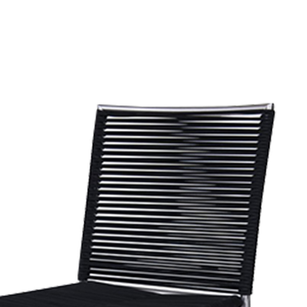 Gray Steel Black Outdoor Counter Height Stool U832370