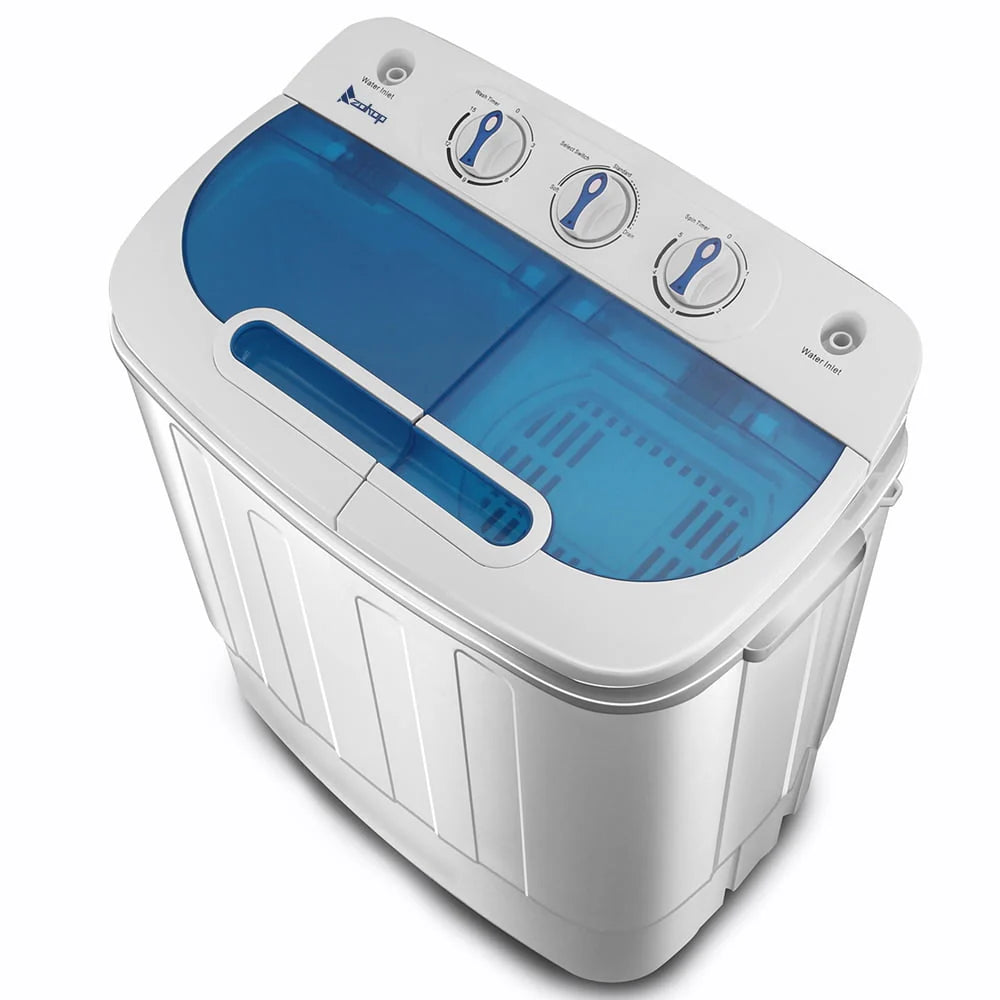 Portable Mini Compact Twin Tub 13.4lb Washing Machine P640972