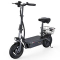 Electric Scooter with Seat, Adjustable Seat & Handlebar, Pneumatic Tire S1605