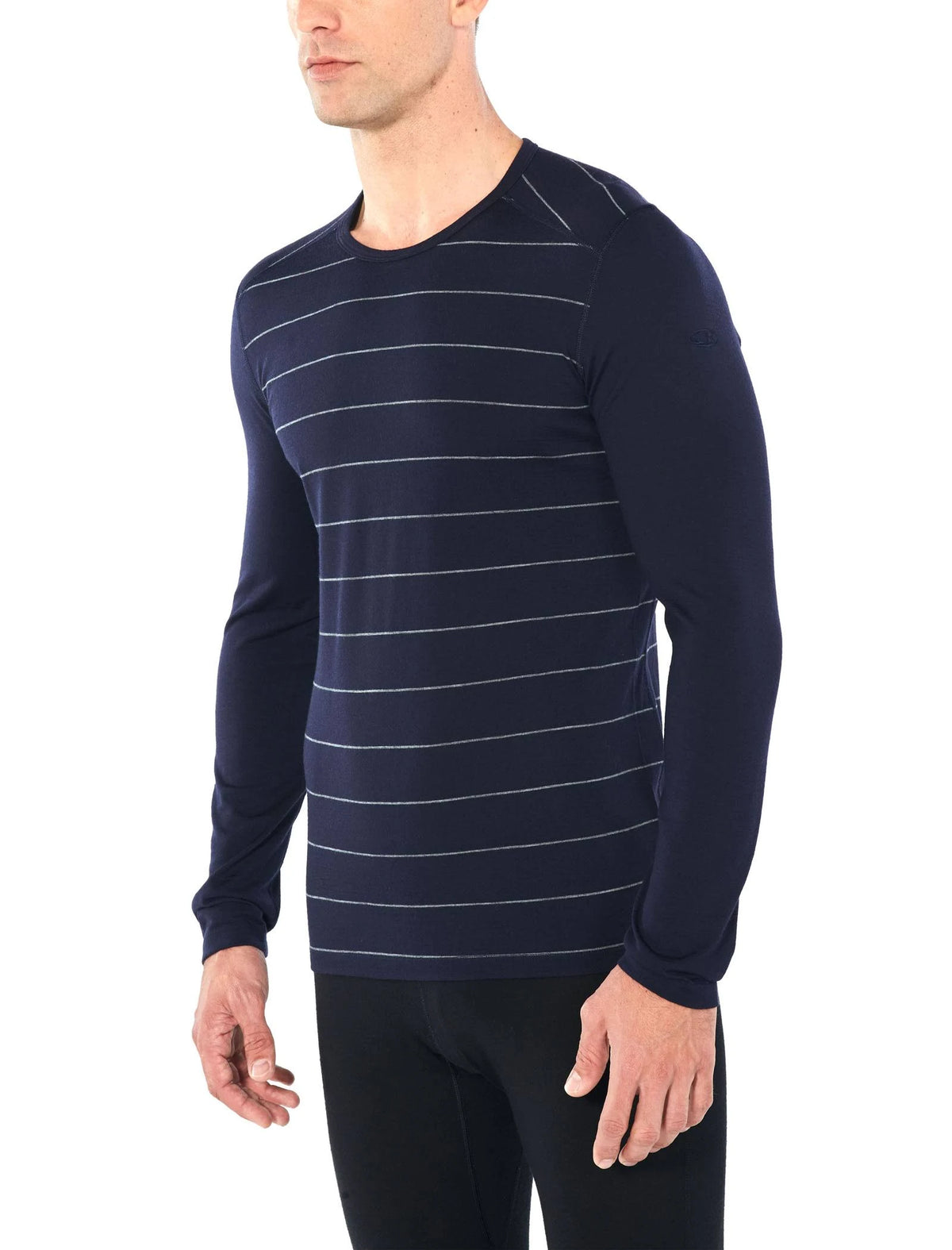 Midnight Navy Men's 200 Oasis LS Crewe L633