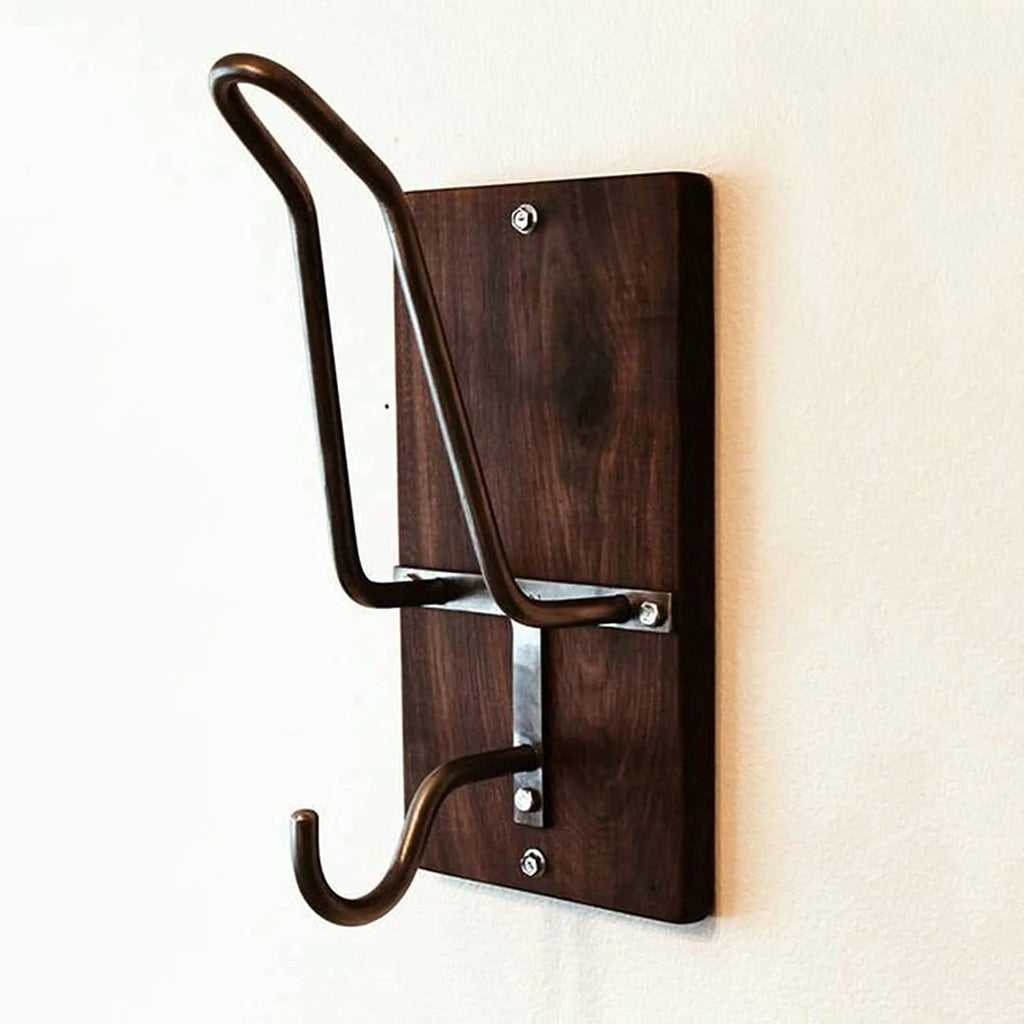 Wooden Wall Mounted Headhelmet Rack N529
