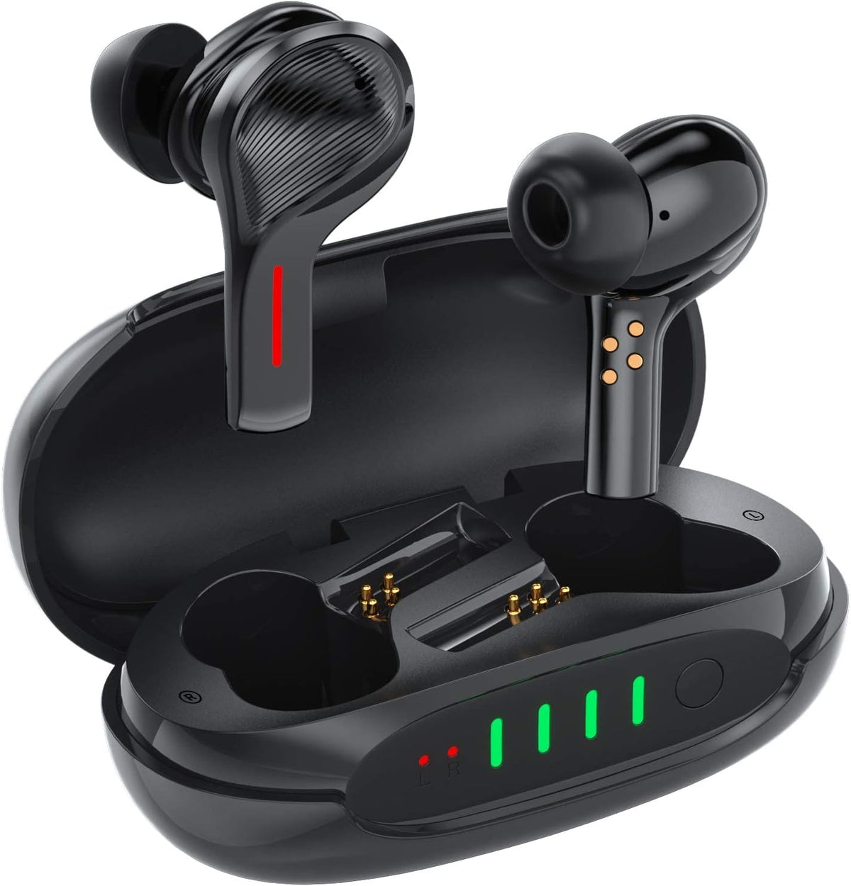 True Wireless Earbuds with 4 Noise Cancelling Microphones, ANC 8.0, Touch Control, USB C, 40H Playtime J355