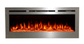 50" Stainless Steel Electric Fireplace F7864