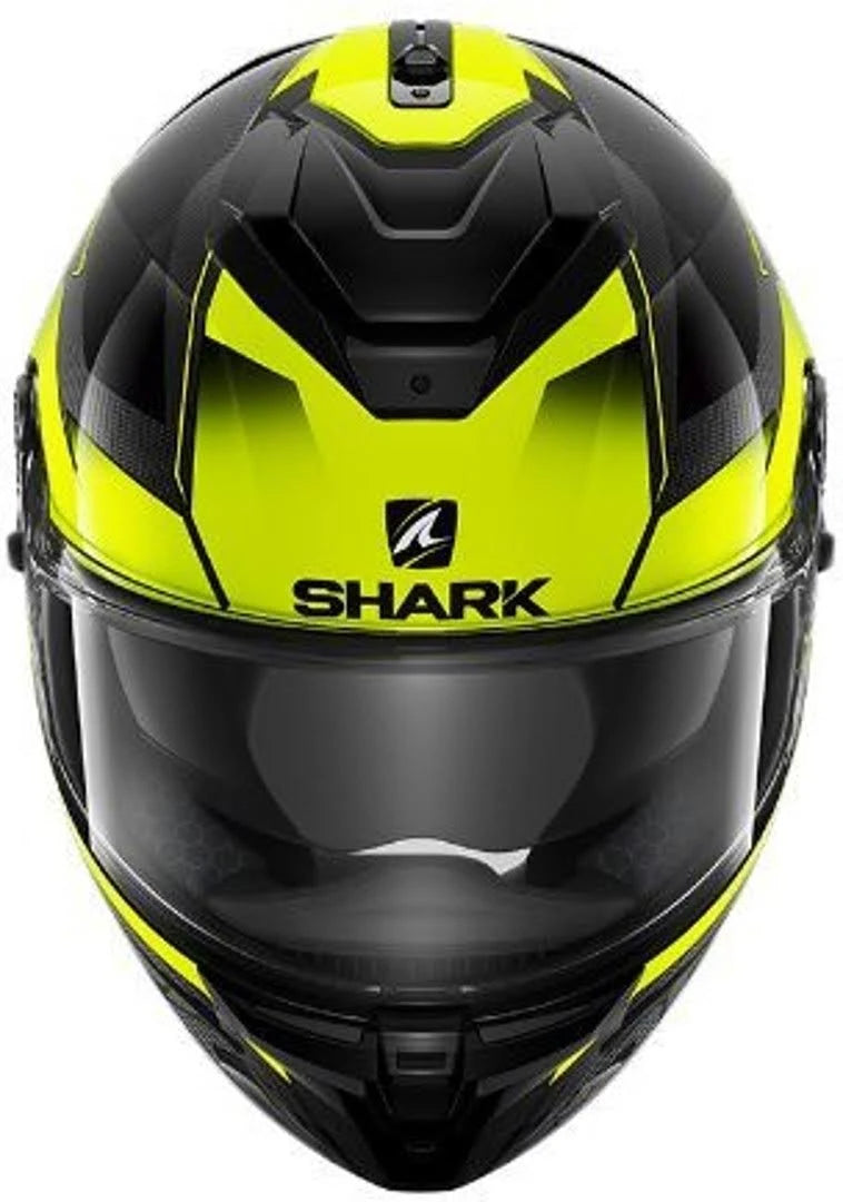 Carbon/Yellow Helmet J652