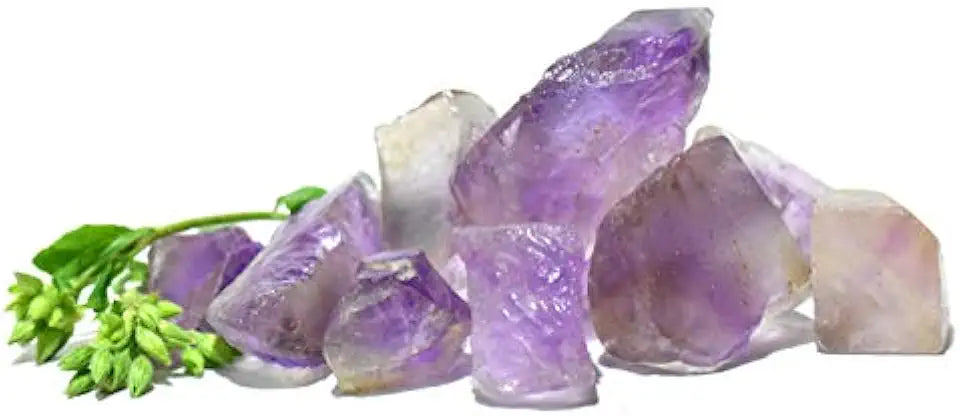 Brazilian Amethyst 50 Gm Rough Stone Natural Healing Crystal V92780