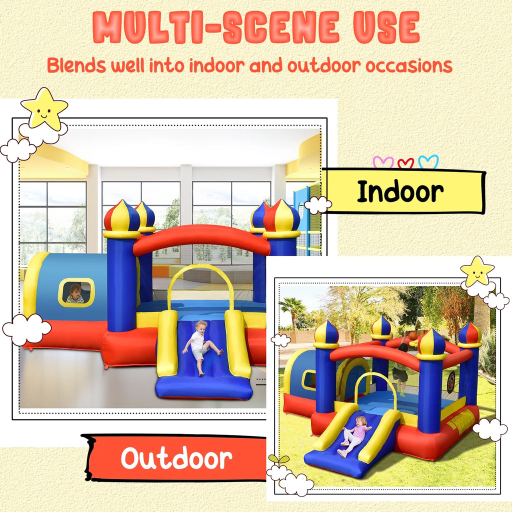 Kids Inflatable Bounce House Jump Bouncer O8374