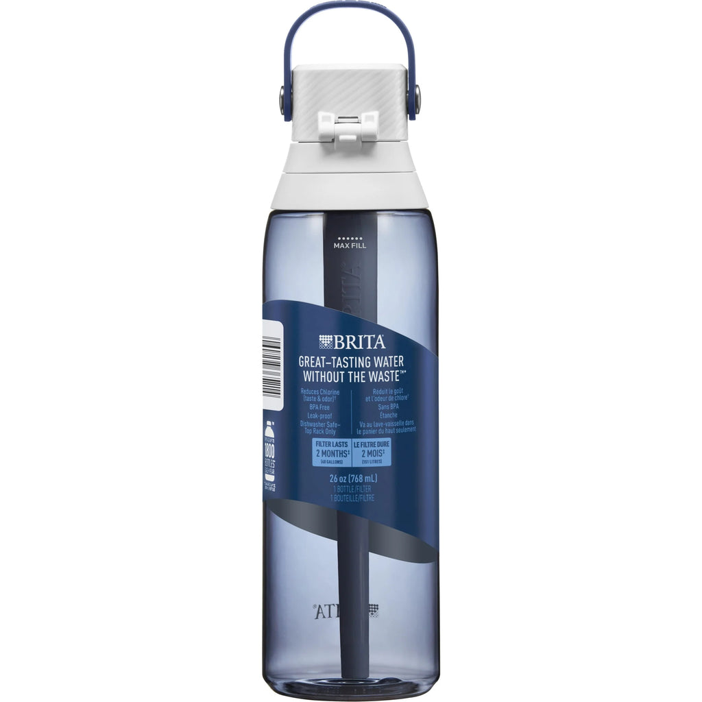 26oz Leak Proof Filtered Water Bottle with Straw H23421